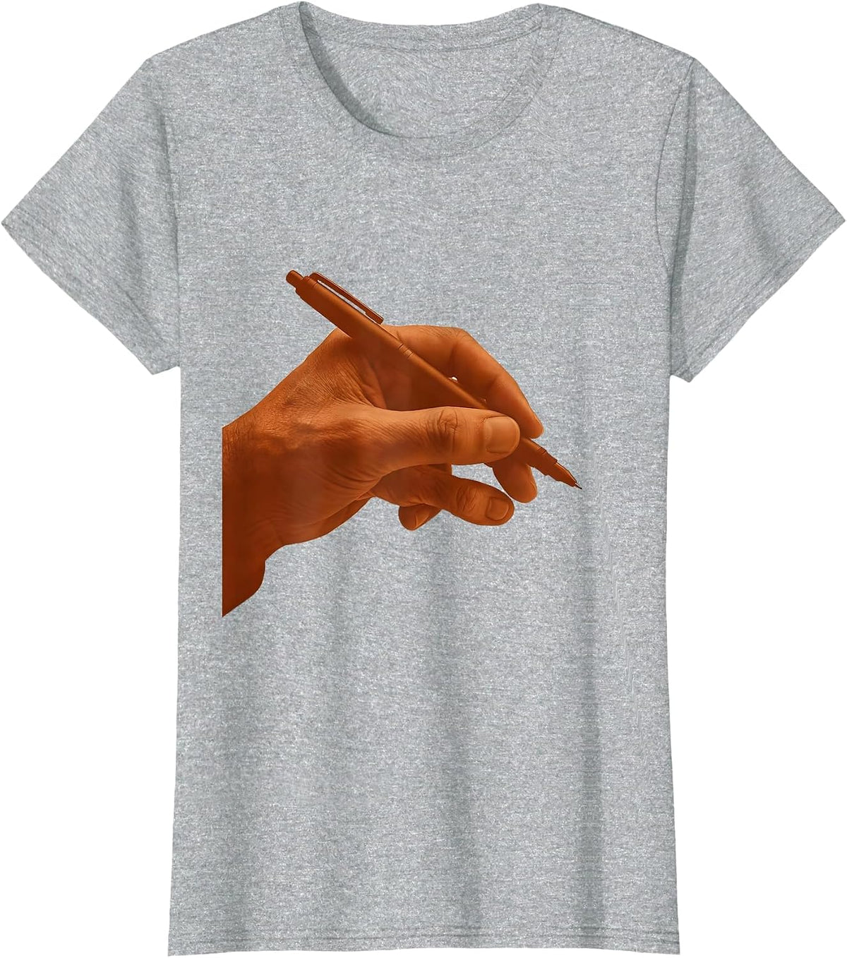 Occupational Therapy Hand Guidance Illustration T-Shirt - Heather Grey