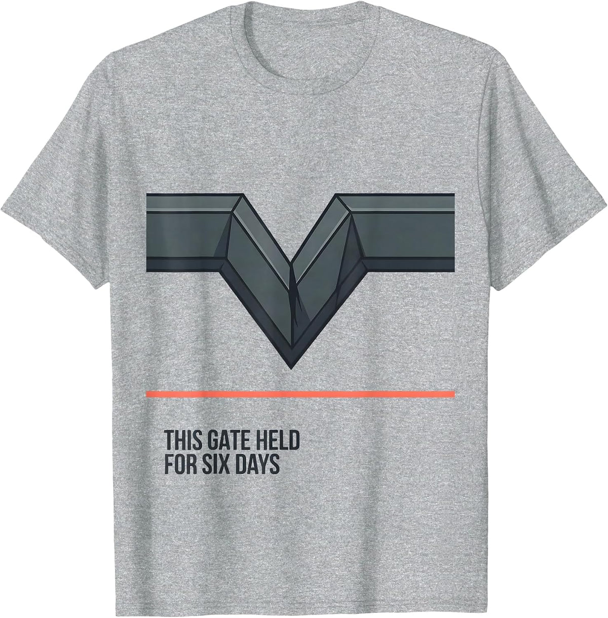 Men's This Gate Held For Six Days Funny Pig Lover Farm Animal T-Shirt - Heather Grey