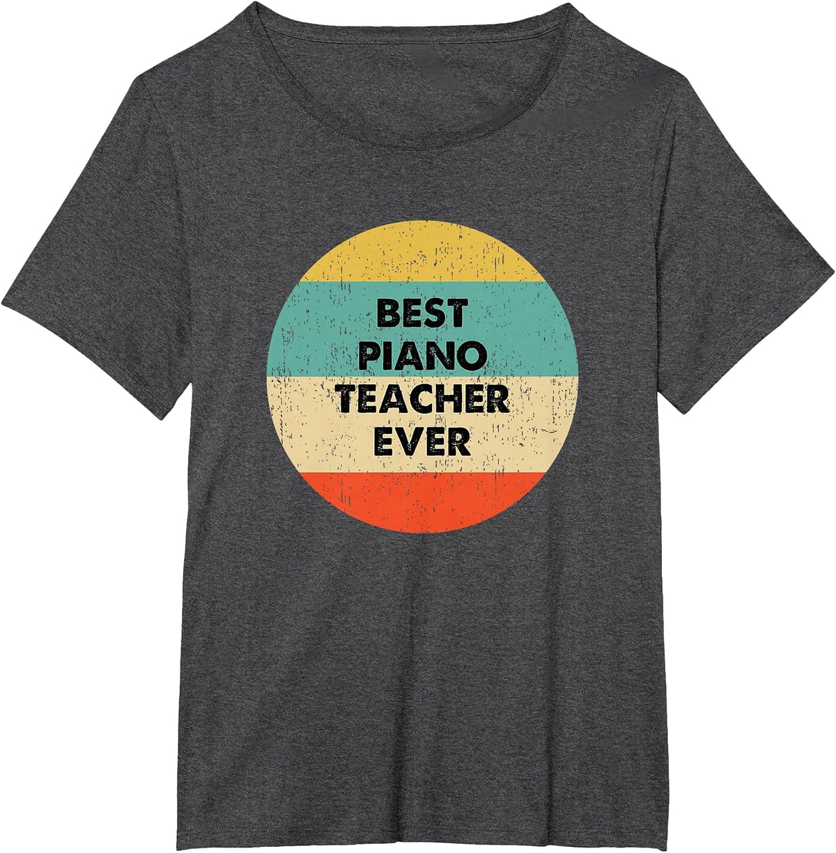 Piano Teacher T-Shirt - Dark Heather Grey