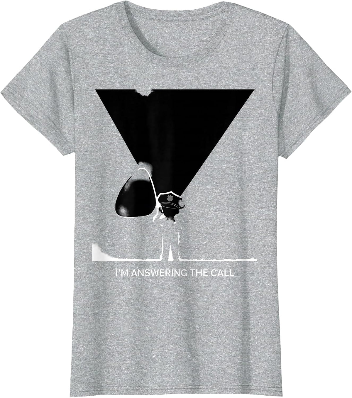Women's I'm Answering The Call Future Police Officer Kids Toddler T-Shirt - Heather Grey