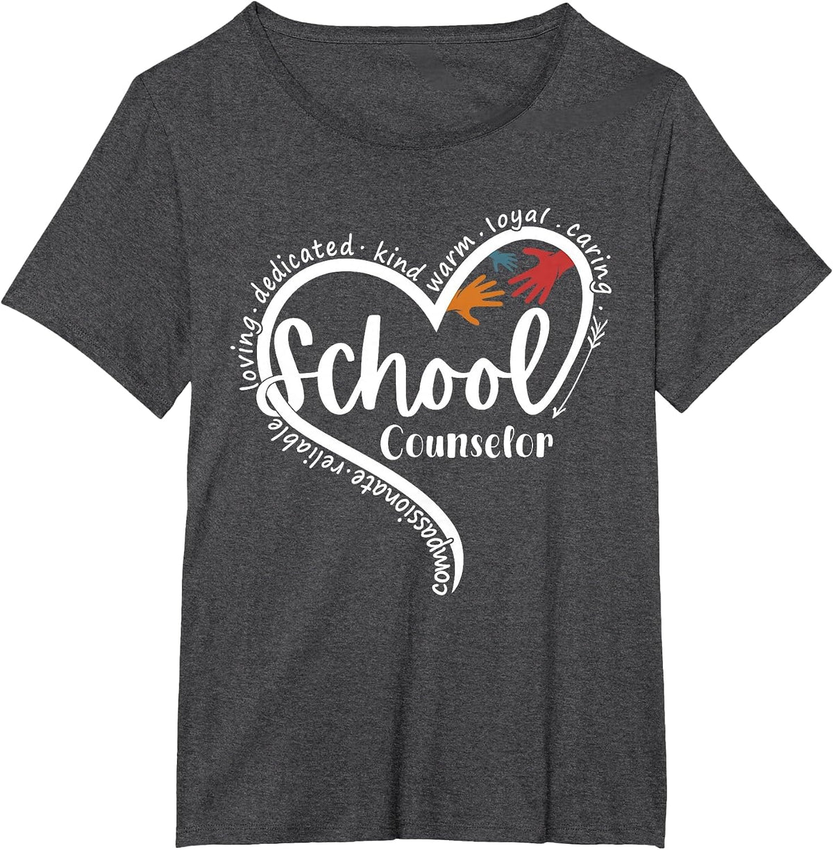 School Counselor Guidance Counselor Schools Counseling T-Shirt - Dark Heather Grey