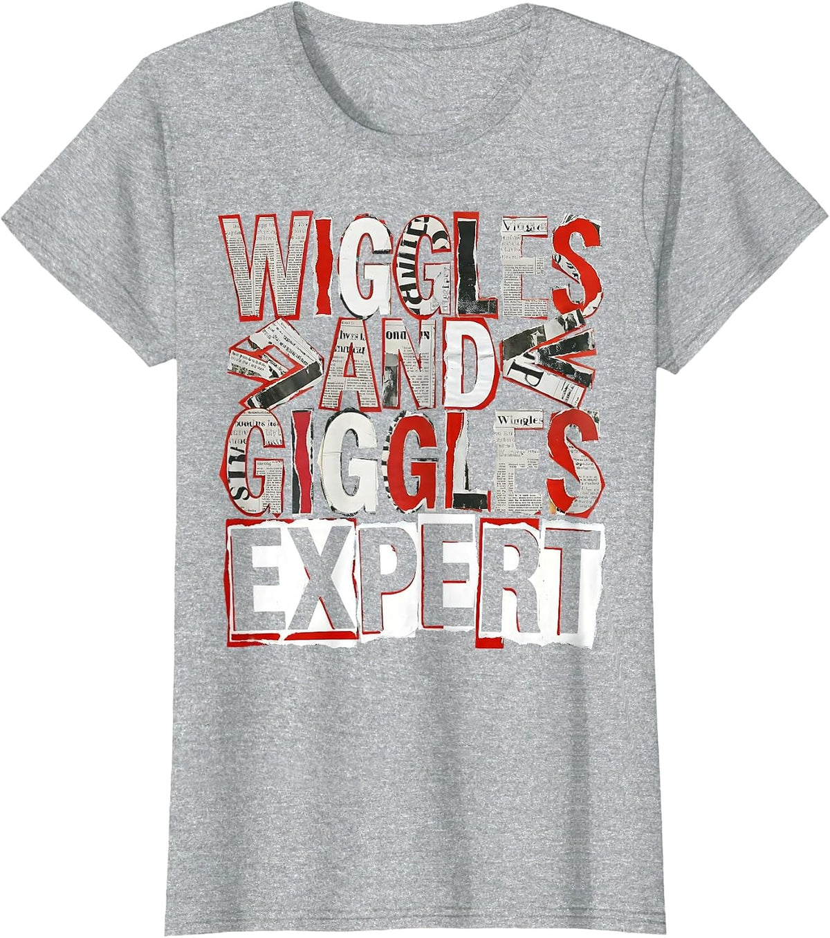 Wiggles and Giggles Expert Daycare Teacher T-Shirt - Heather Grey