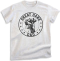 EVERTREE CLOTHING Great Dane Dad T-Shirt, Unisex Men's Shirt, Great Dane Owner, Best Dog Dad Gift - Heather Ash