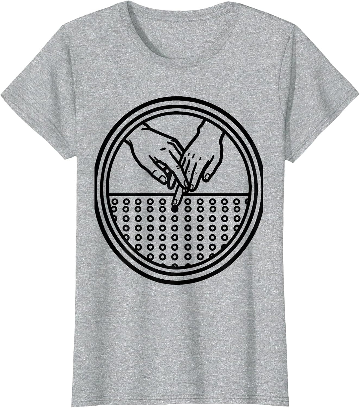 Occupational Therapy Pegboard Hand Guidance Tee T-Shirt - Heather Grey