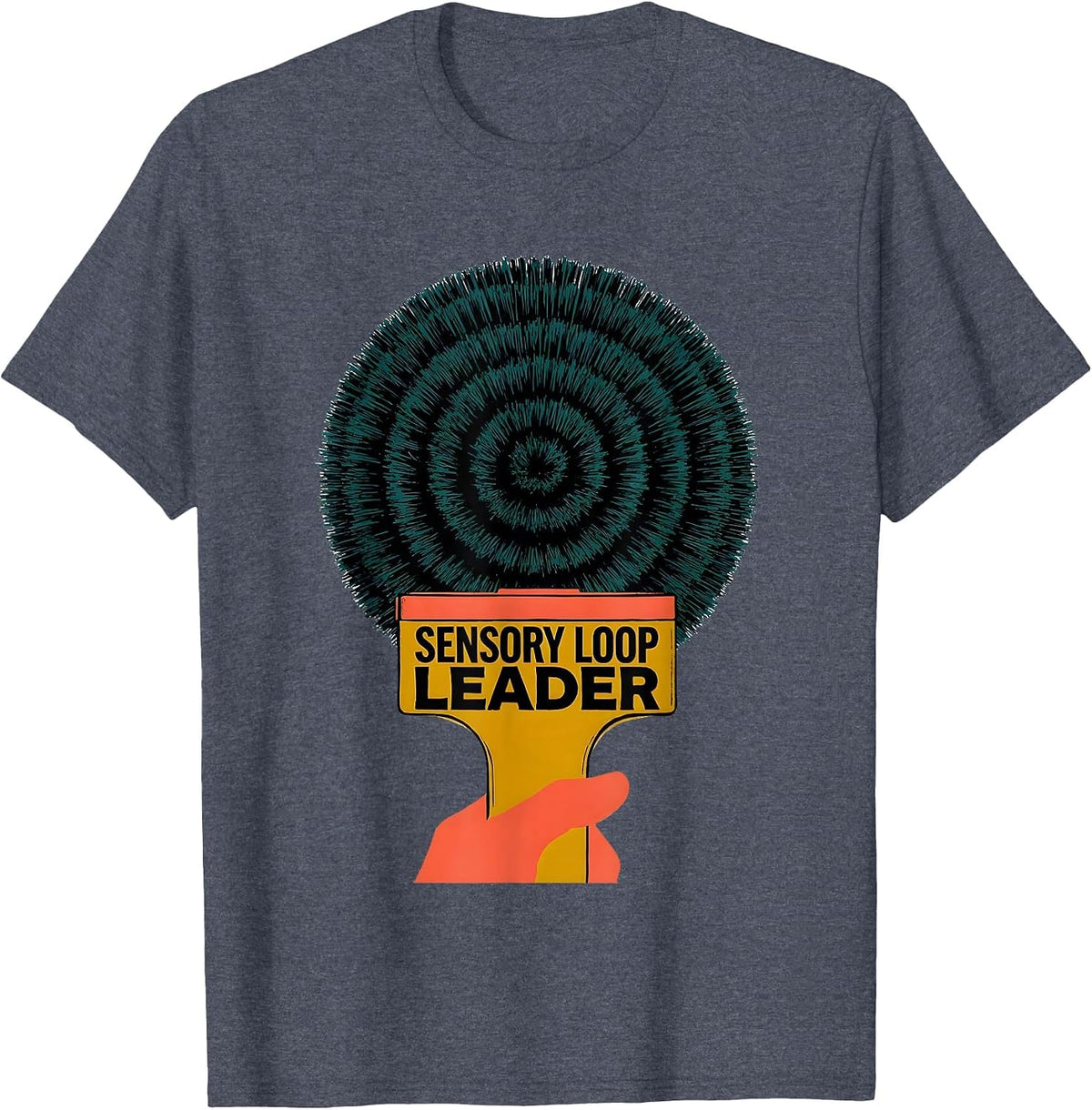 Sensory Loop Leader Occupational Therapy OT Student Sensory T-Shirt - Heather Blue