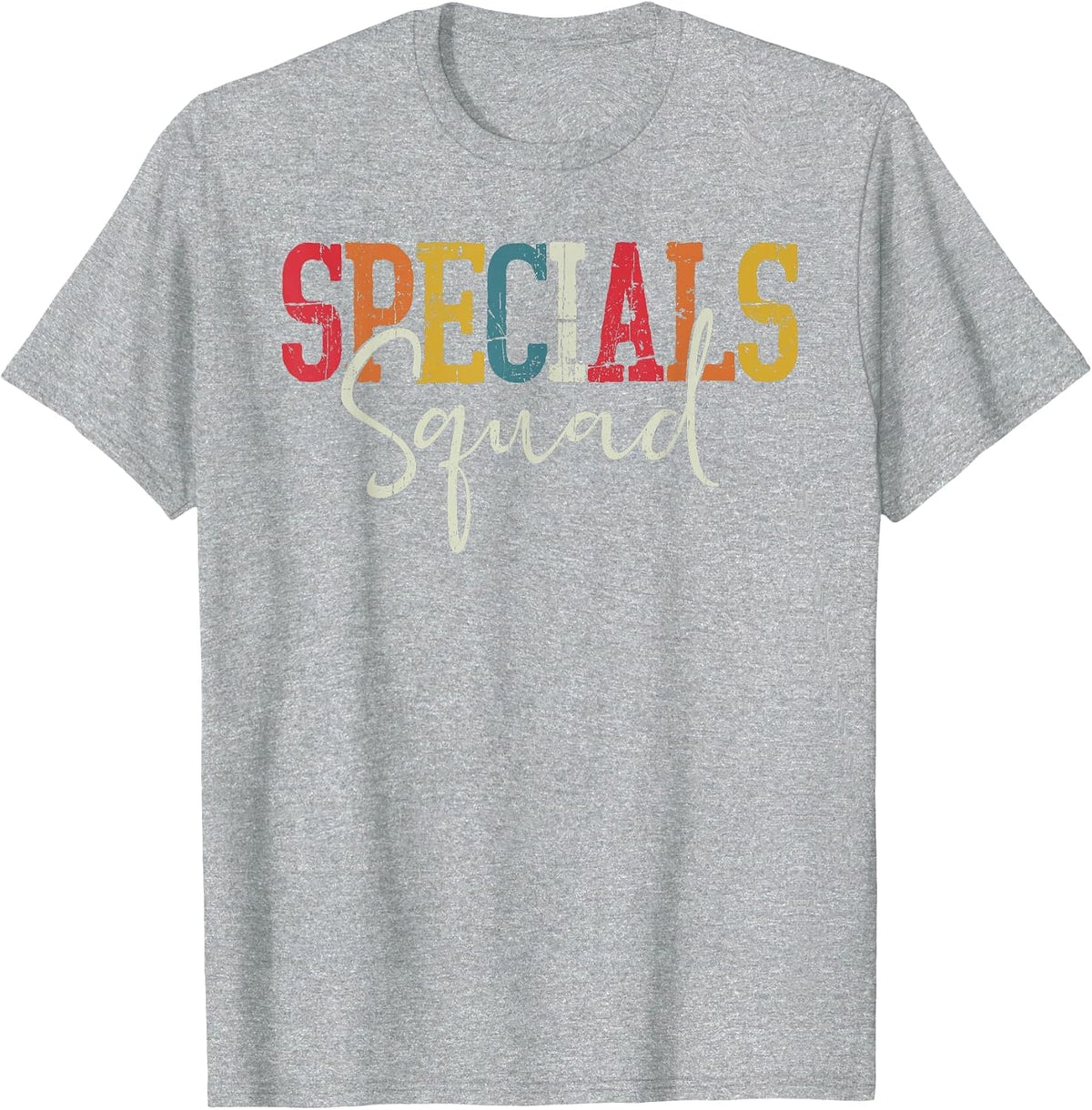 Specials Squad, Co-curricular Teachers Team Group Squad T-Shirt - Heather Grey