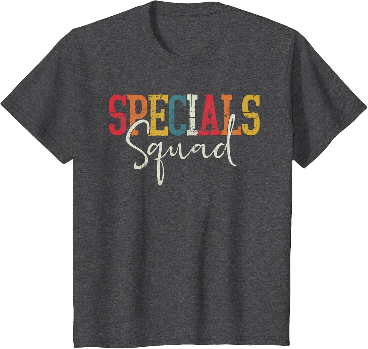 Specials Squad, Co-curricular Teachers Team Group Squad T-Shirt - Dark Heather Grey