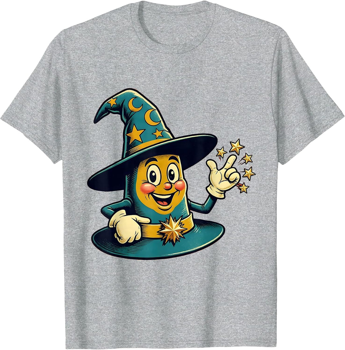 Men's Rizz Em With The Tism Wizard Charm Spell T-Shirt - Heather Grey