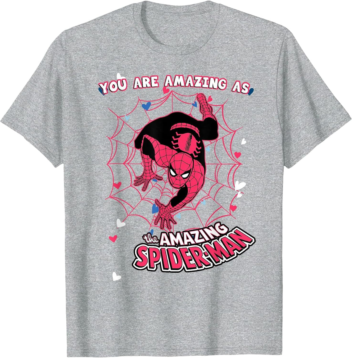 Marvel Valentine's Day Spider-Man You are Amazing Couples T-Shirt - Heather Grey