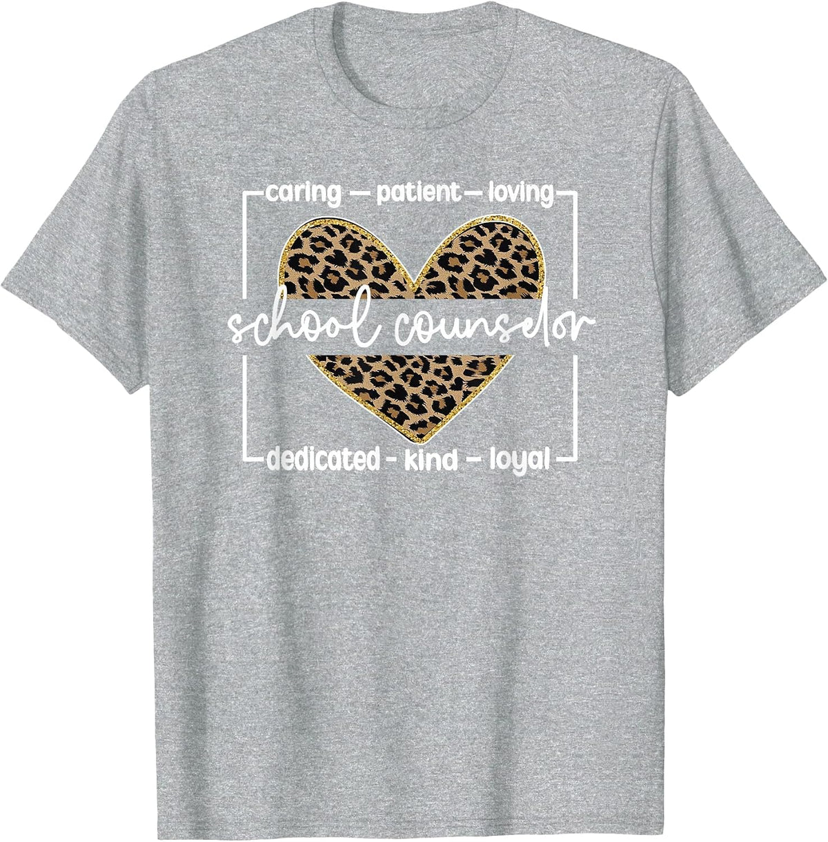 School Counselor Appreciation School Counseling T-Shirt - Heather Grey