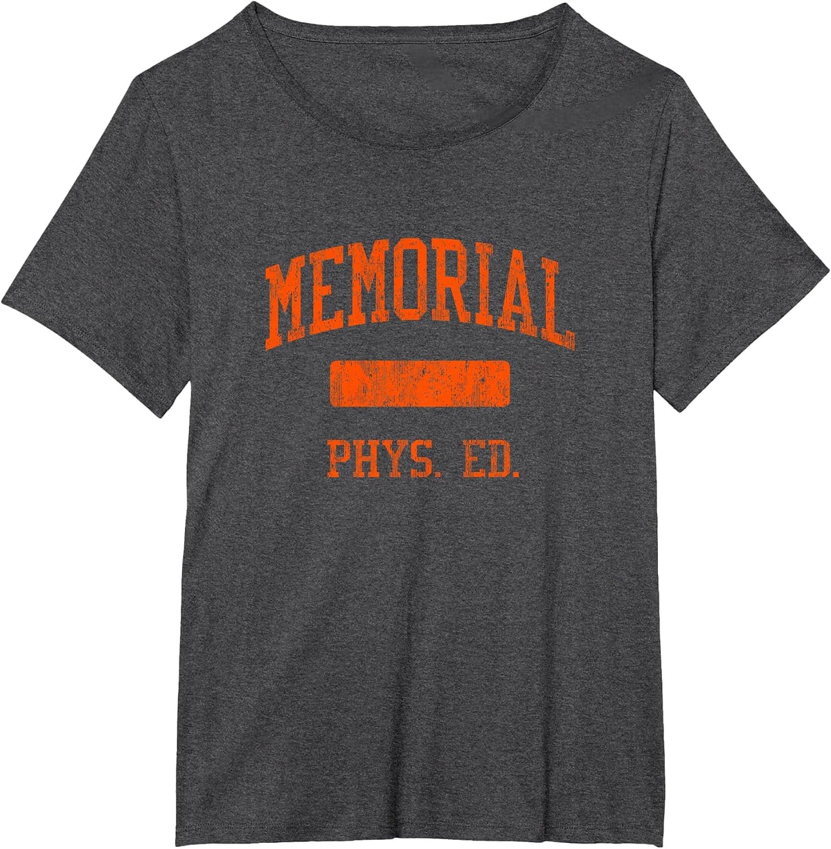Memorial High School HS West New York NJ PHYS Ed T-Shirt - Dark Heather Grey