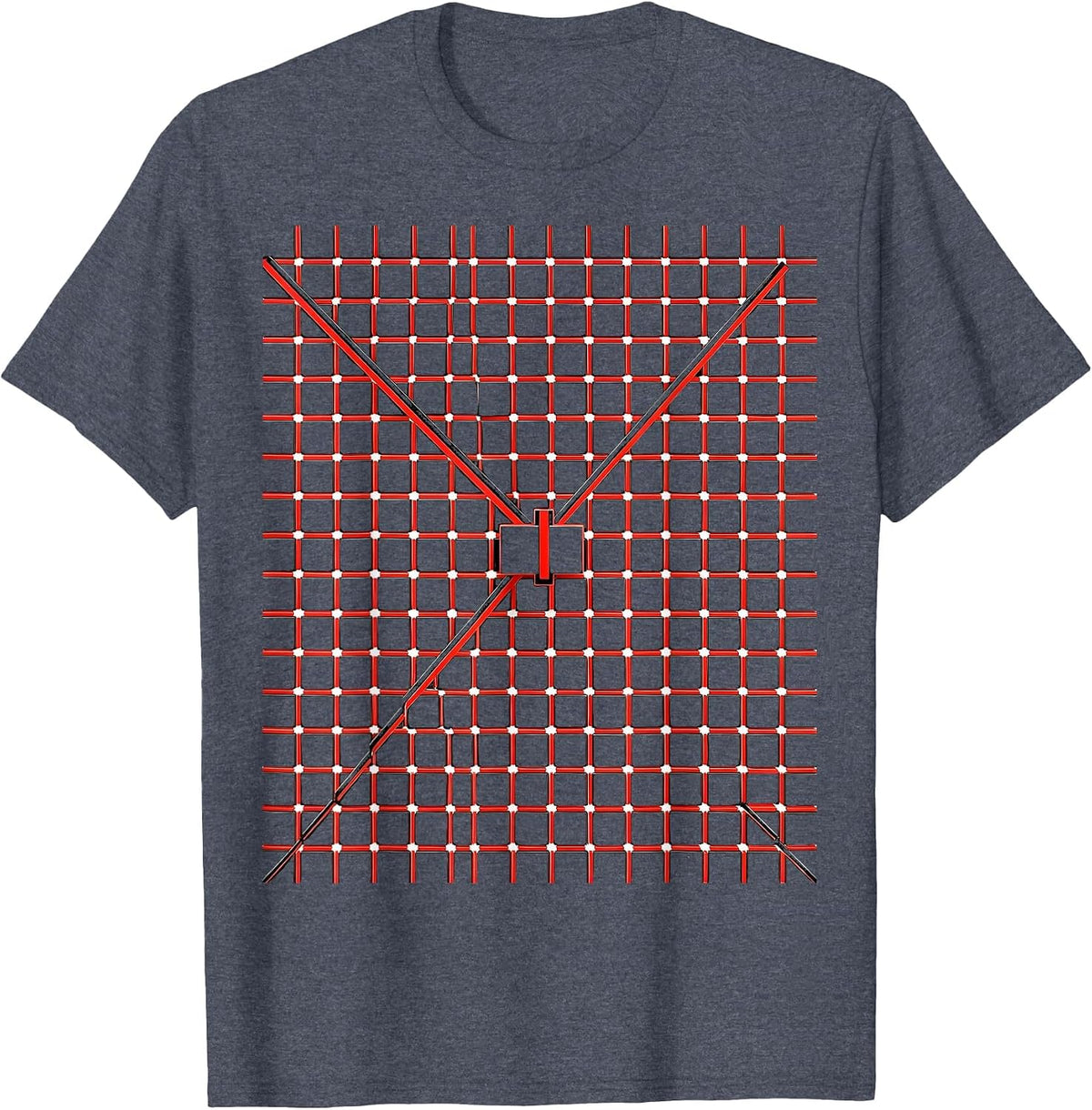 Interlocked Squares Nurse Crew New Year Eve Party T-Shirt - Heather Blue