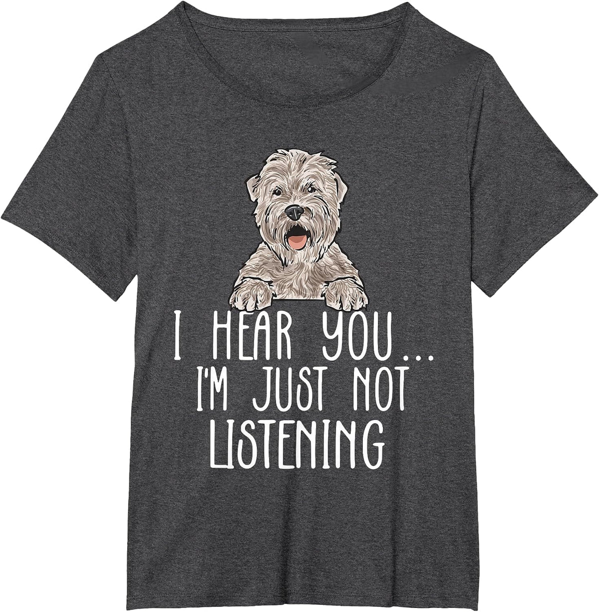 Wheaten Terrier Soft Coated Wheaten Terrier T-Shirt - Dark Heather Grey