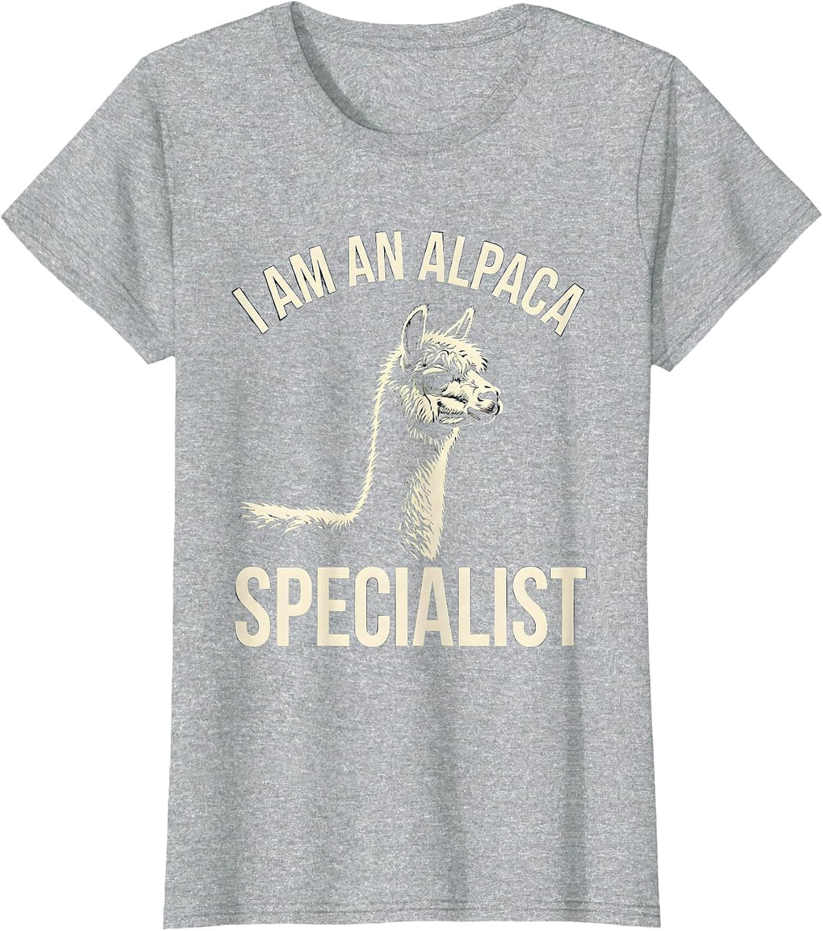 I Am An Alpaca Specialist Funny Alpaca Lover Men Novelty T-Shirt - Heather Grey