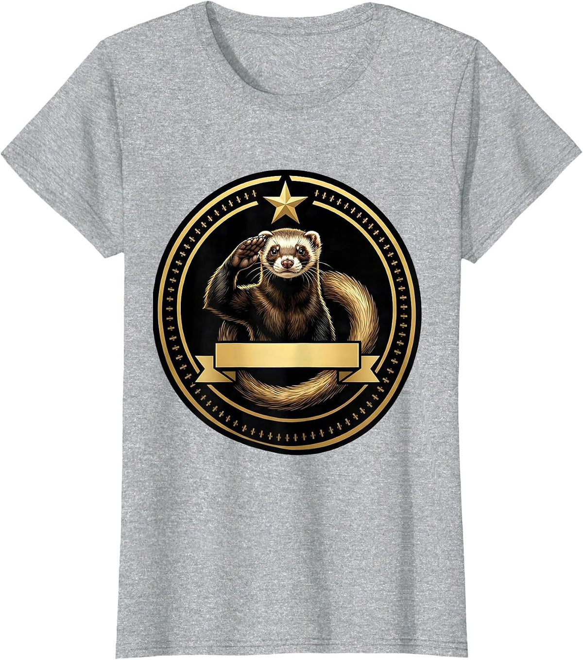 Women's Ferret Owner Seal Funny Pet Lover Gift T-Shirt - Heather Grey