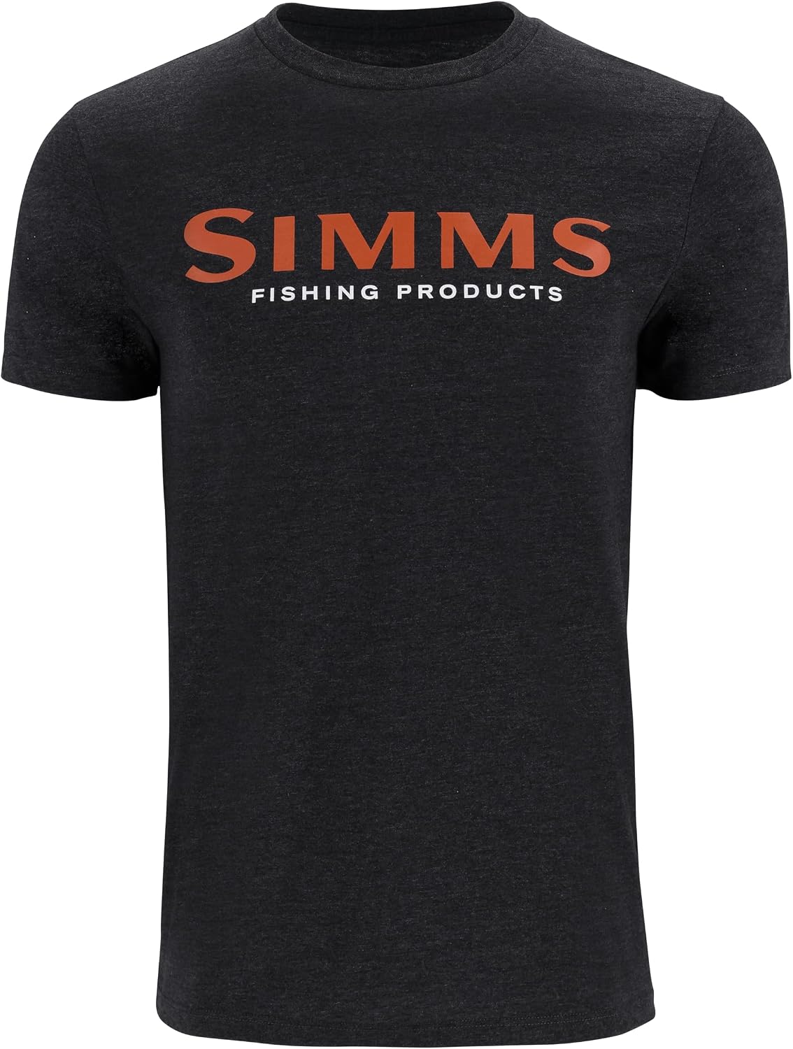 Simms Men's M's Logo T-Shirt - Dark Gunmetal Heather