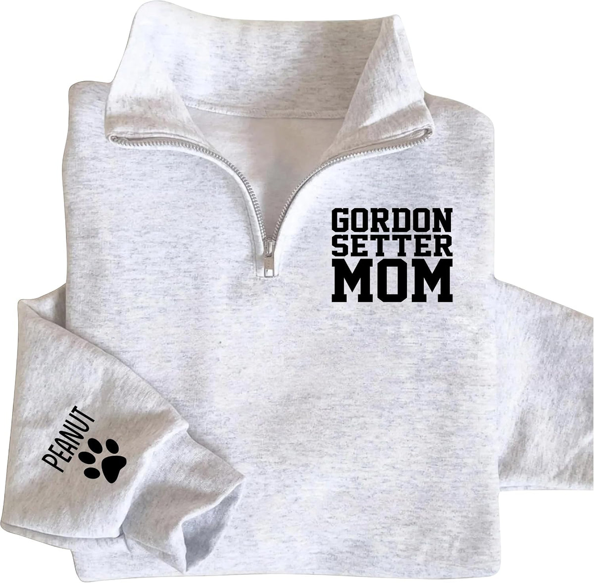 UrbanNEST Custom Dog Mom Sweatshirt, Cute & Cozy Gift for Dog Lovers, Perfect for Pet Moms - Gordon Setter