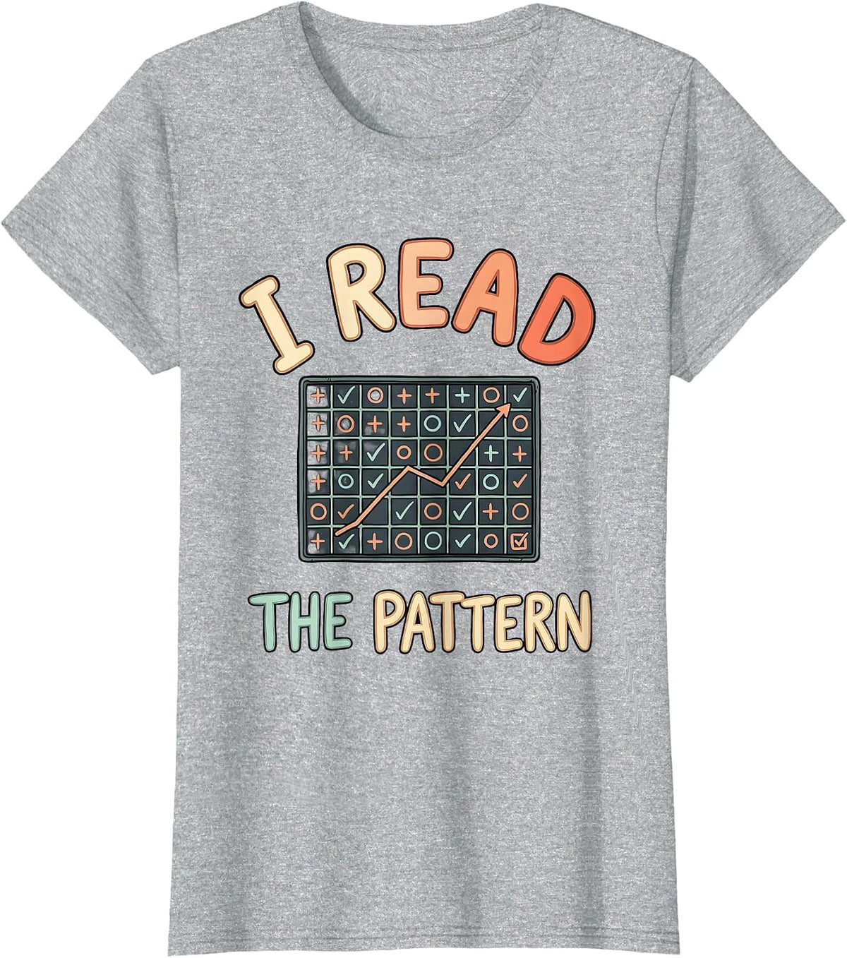 I Read The Pattern Funny Special Education Teacher SPED Aide T-Shirt - Heather Grey