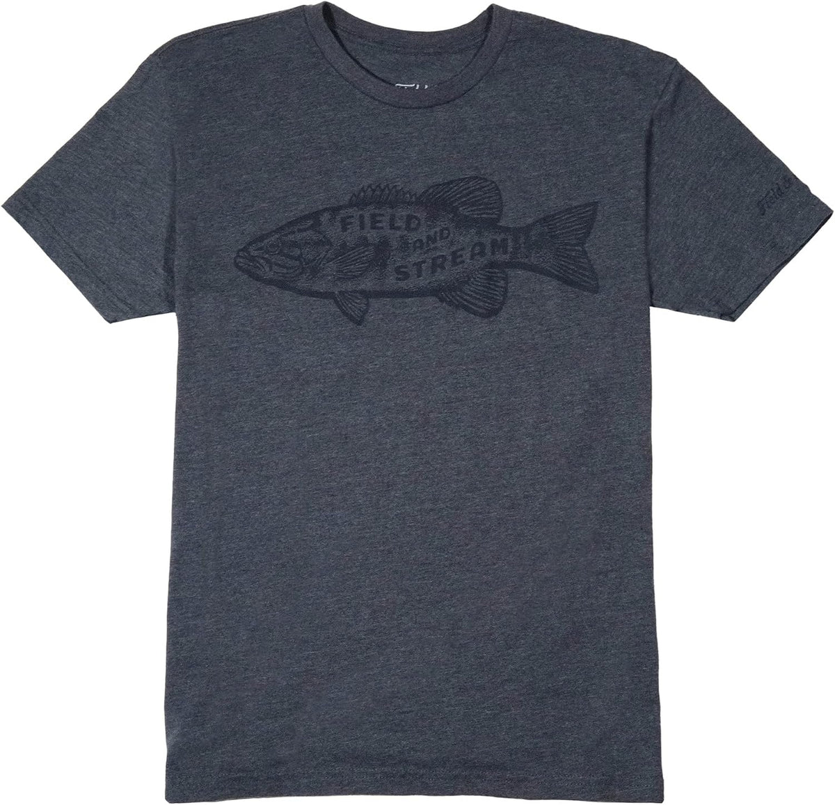 Field & Stream Unisex Short Sleeve Graphic Tee, Charcoal, Medium - As Pictured