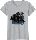 I Share The Bath Mat Now Funny Pitbull Dog Mom Humor T-Shirt - Heather Grey