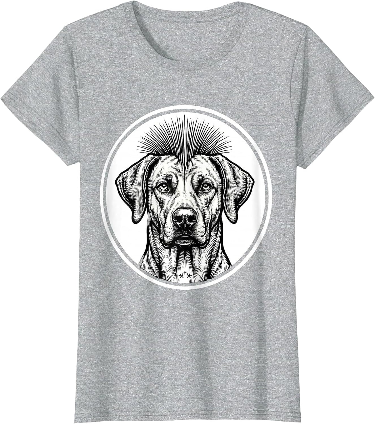 Rhodesian Ridgeback Dog Meme Humor Breed Lover T-Shirt - Heather Grey