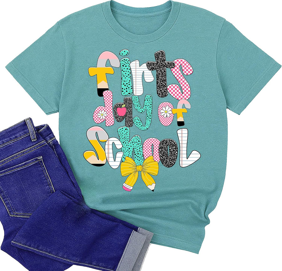 Teacher Shirts for Women, Back to School T-Shirt for Teacher, Funny Educator Outfit, Coworker Gift Tee - Style 2