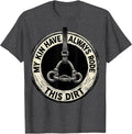 Men's My Kin Have Always Rode This Dirt Western Cowgirl Rodeo T-Shirt - Dark Heather Grey