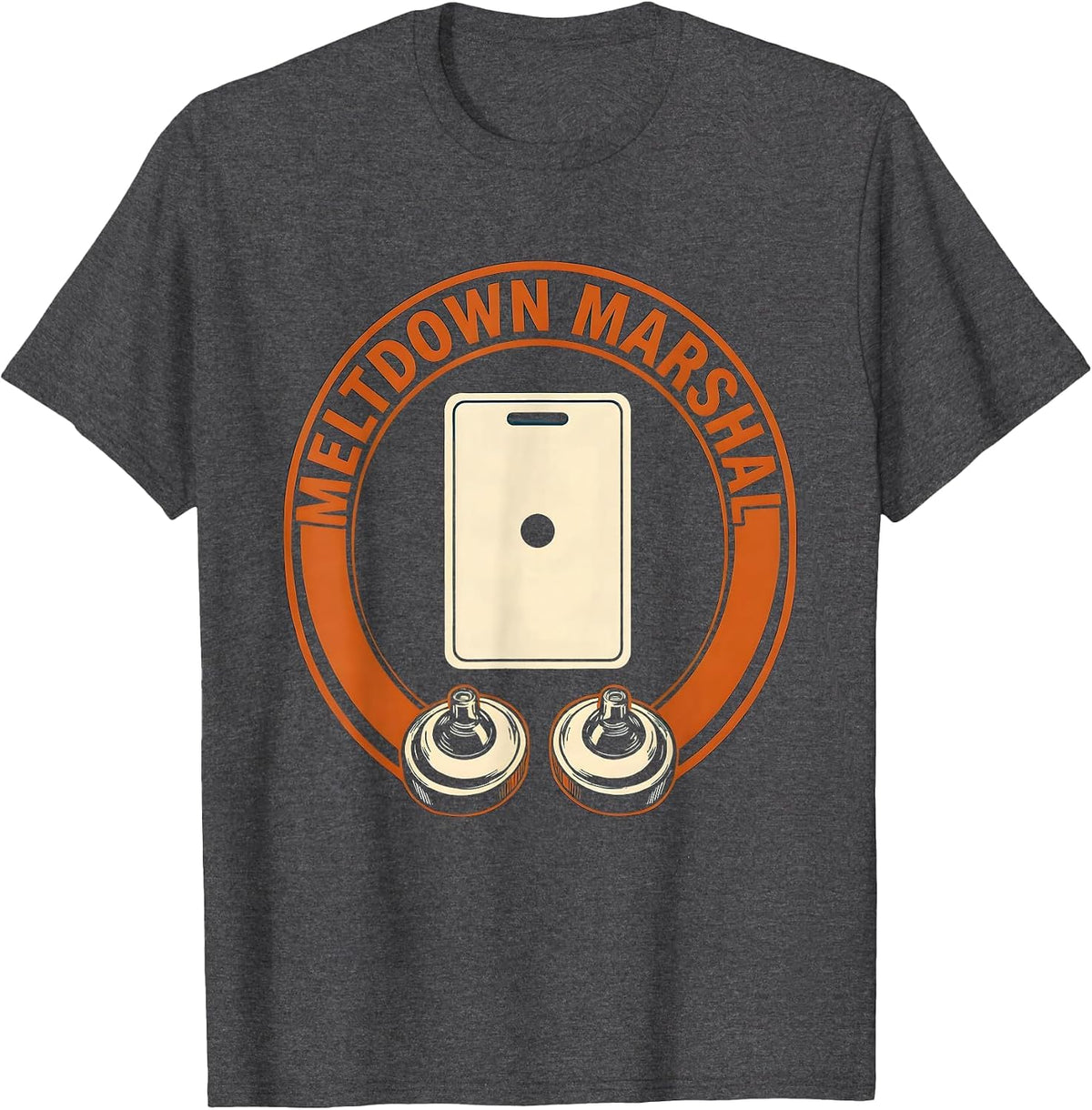Meltdown Marshal Funny Daycare Provider Childcare Teacher T-Shirt - Dark Heather Grey