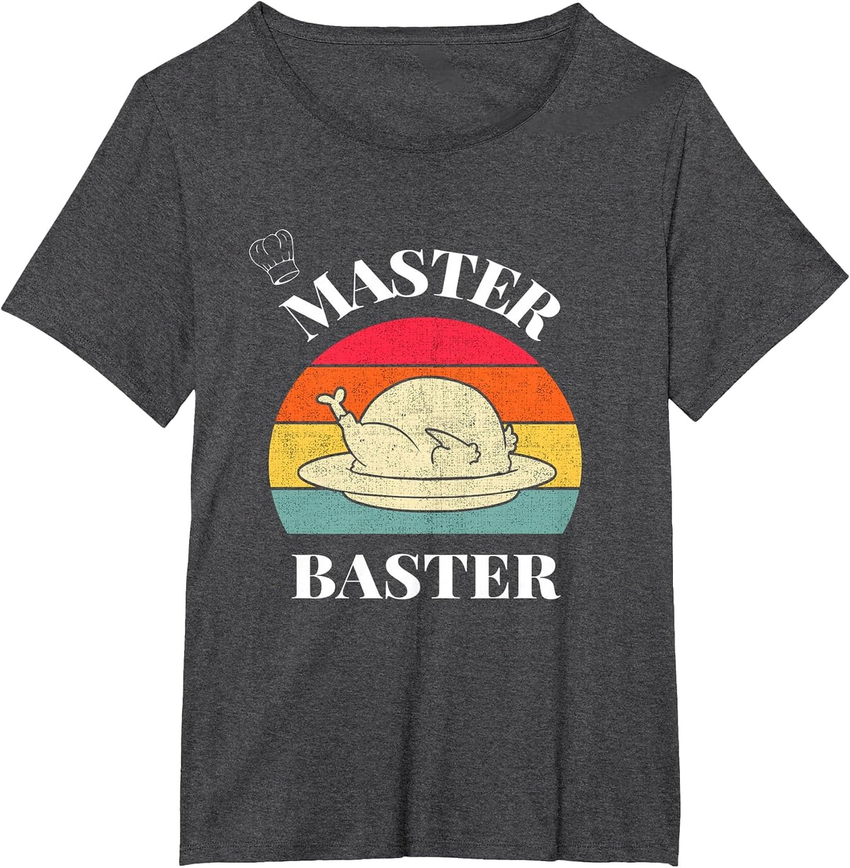 A Very Funny Thanksgiving Master Baster T-Shirt - Dark Heather Grey