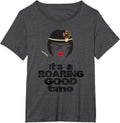 Roaring Twenties Hats Costume for Women 2020s Art Deco T-Shirt - Dark Heather Grey