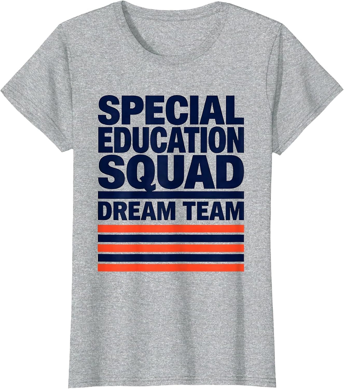 Women's Special Education Squad Dream Team Teacher Appreciation T-Shirt - Heather Grey