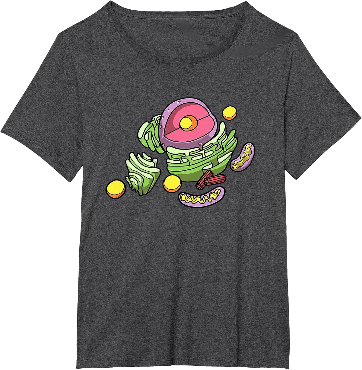 Ecology Biologist Cells - Bio Student Science Biology T-Shirt - Dark Heather Grey