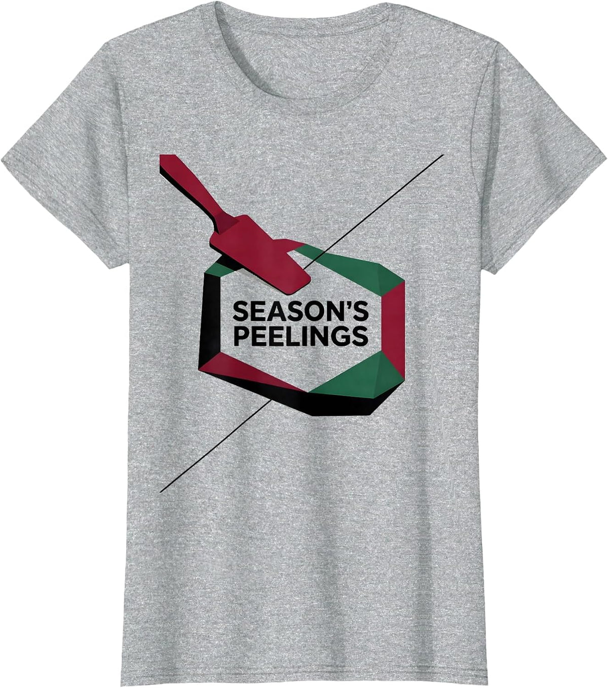 Women's Season's Peelings Editorial Conceptual Esthetician T-Shirt - Heather Grey