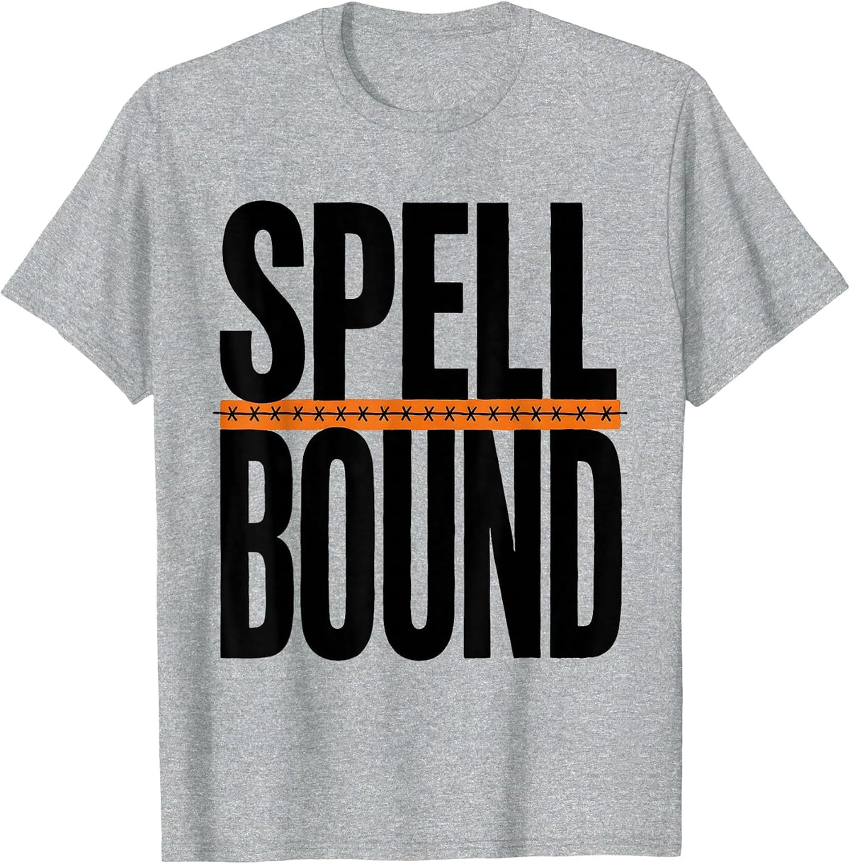 Men's Spell-Bound Whimsical Teacher Pumpkin Fall In Love T-Shirt - Heather Grey