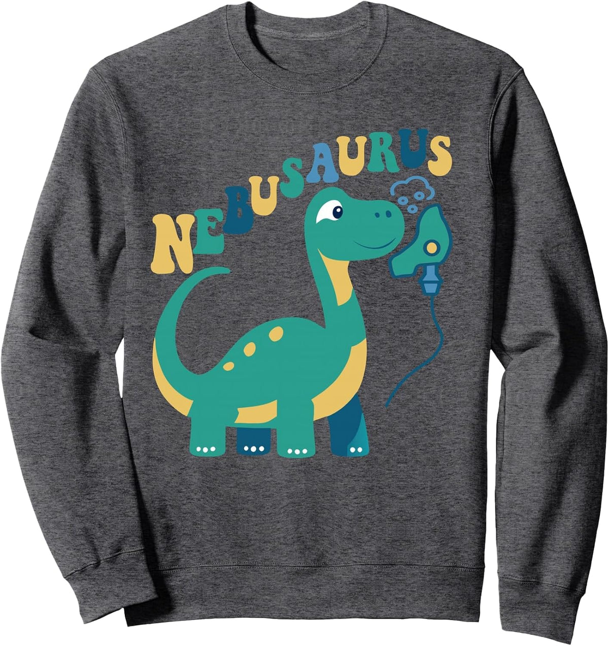 Pediatric Respiratory Therapist Peds PRT Nebulizer Asthma Sweatshirt - Adult Unisex Dark Heather Grey