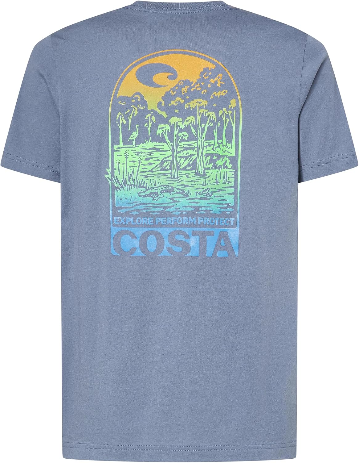 Costa Del Mar Men's Stream to Sea East T-Shirt - Ice Blue