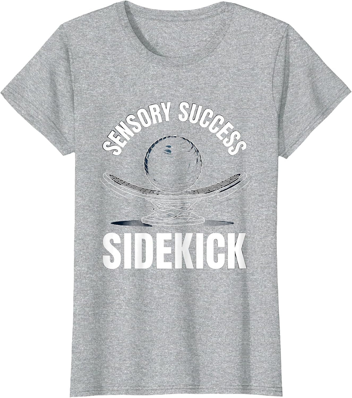 Sensory Success Sidekick Occupational Therapy OT Student T-Shirt - Heather Grey