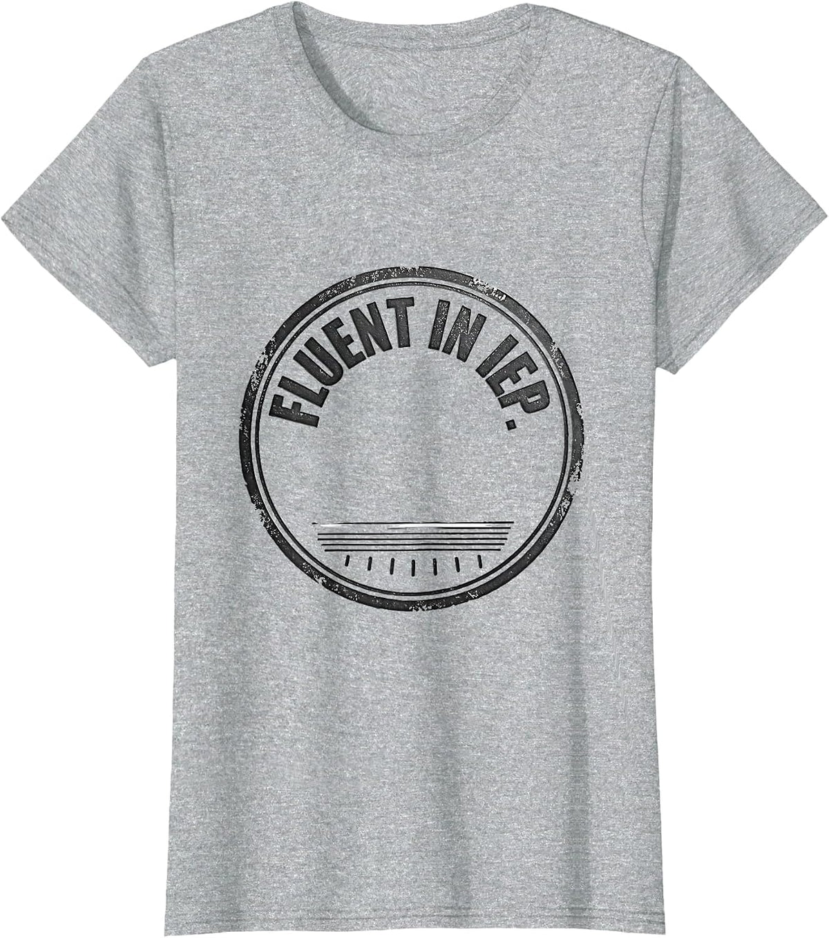 Women's Fluent In IEP Funny SPED Teacher Special Education Team T-Shirt - Heather Grey