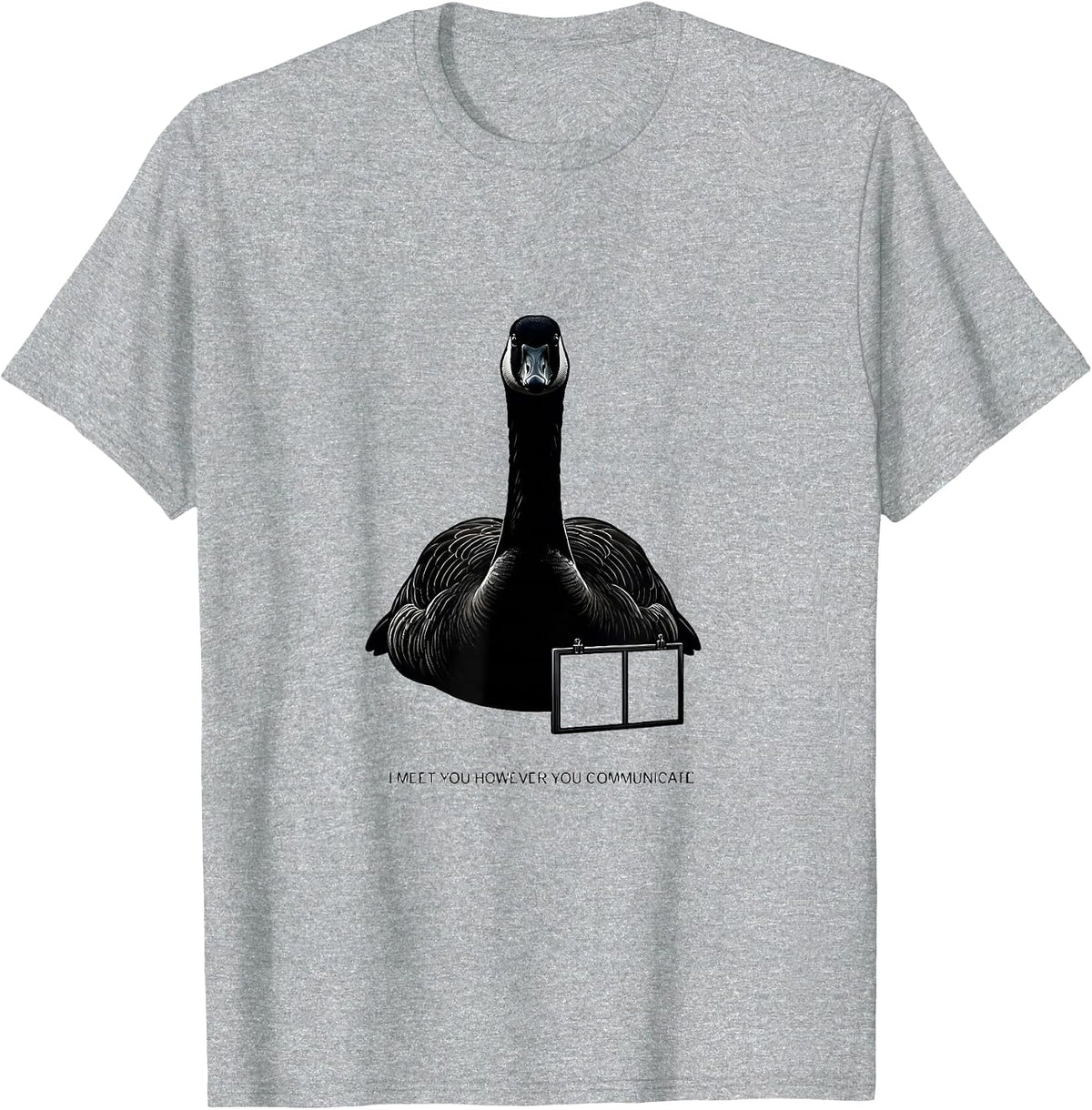 Men's I Meet You However You Communicate Funny SPED Teacher T-Shirt - Heather Grey
