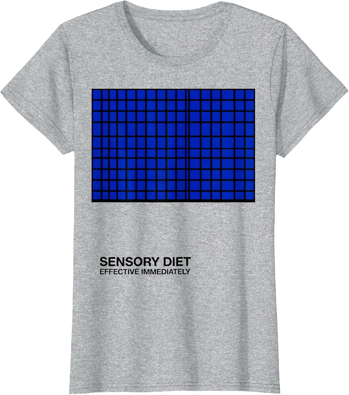 Women's Sensory Diet Effective Immediately Occupational Therapy T-Shirt - Heather Grey