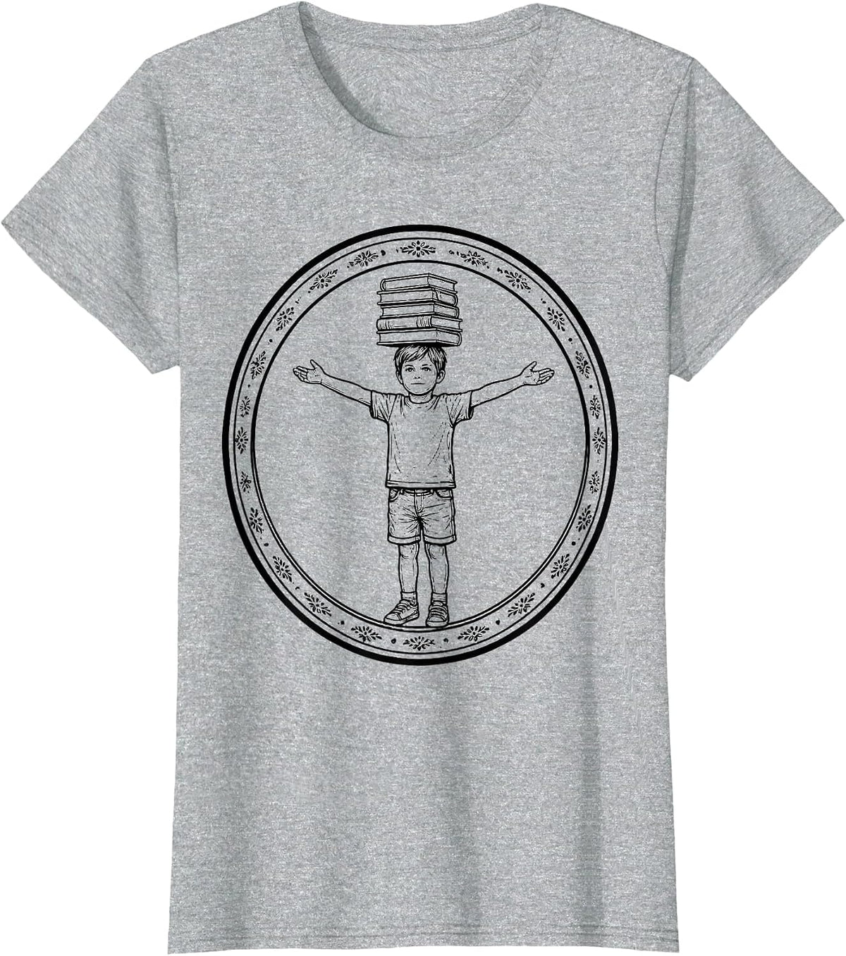 Occupational Therapy Balancing Child Graphic T-Shirt - Heather Grey