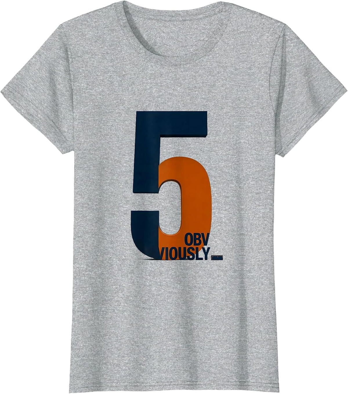 Fifth Grade Obviously Playful Typography Team Back to School T-Shirt - Heather Grey