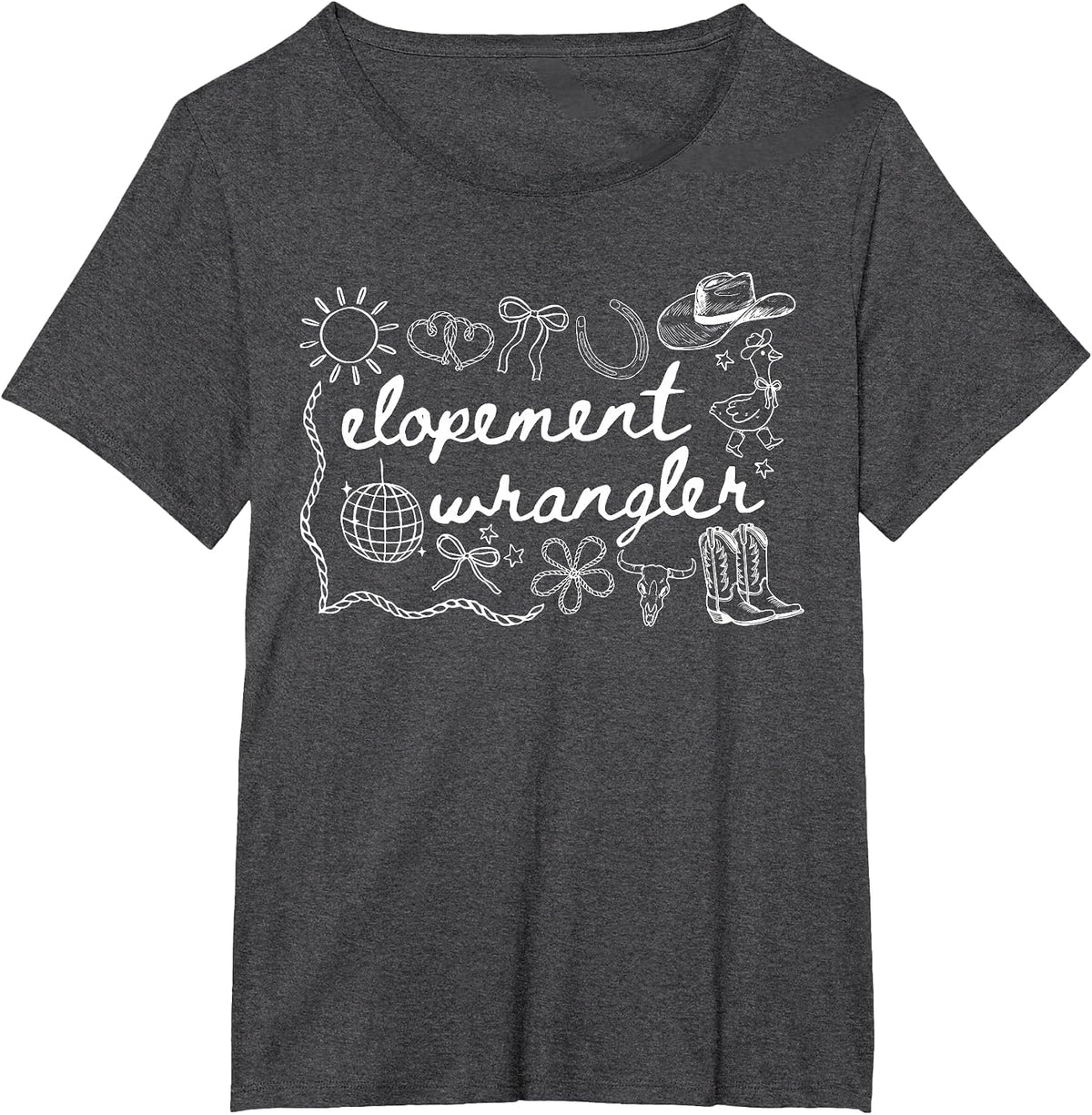 Silly Goose ABA Elopement Wrangler RBT Behavior Therapist T-Shirt - Dark Heather Grey