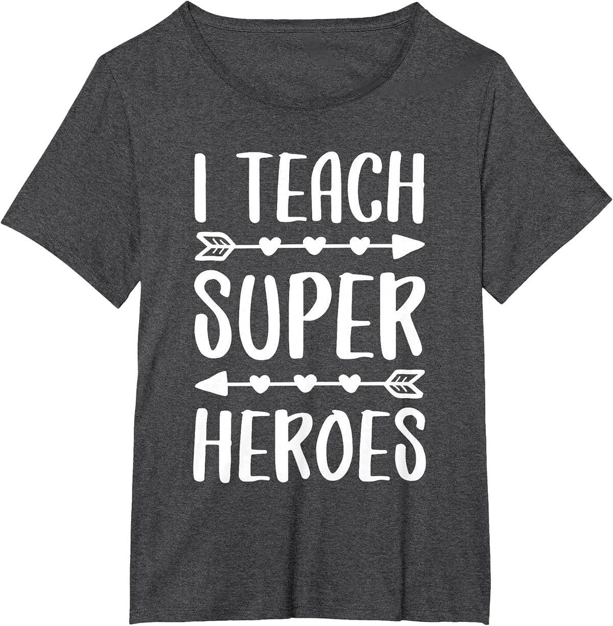 I Teach Superheroes Shirt Men Women School Teacher T-Shirt - Dark Heather Grey