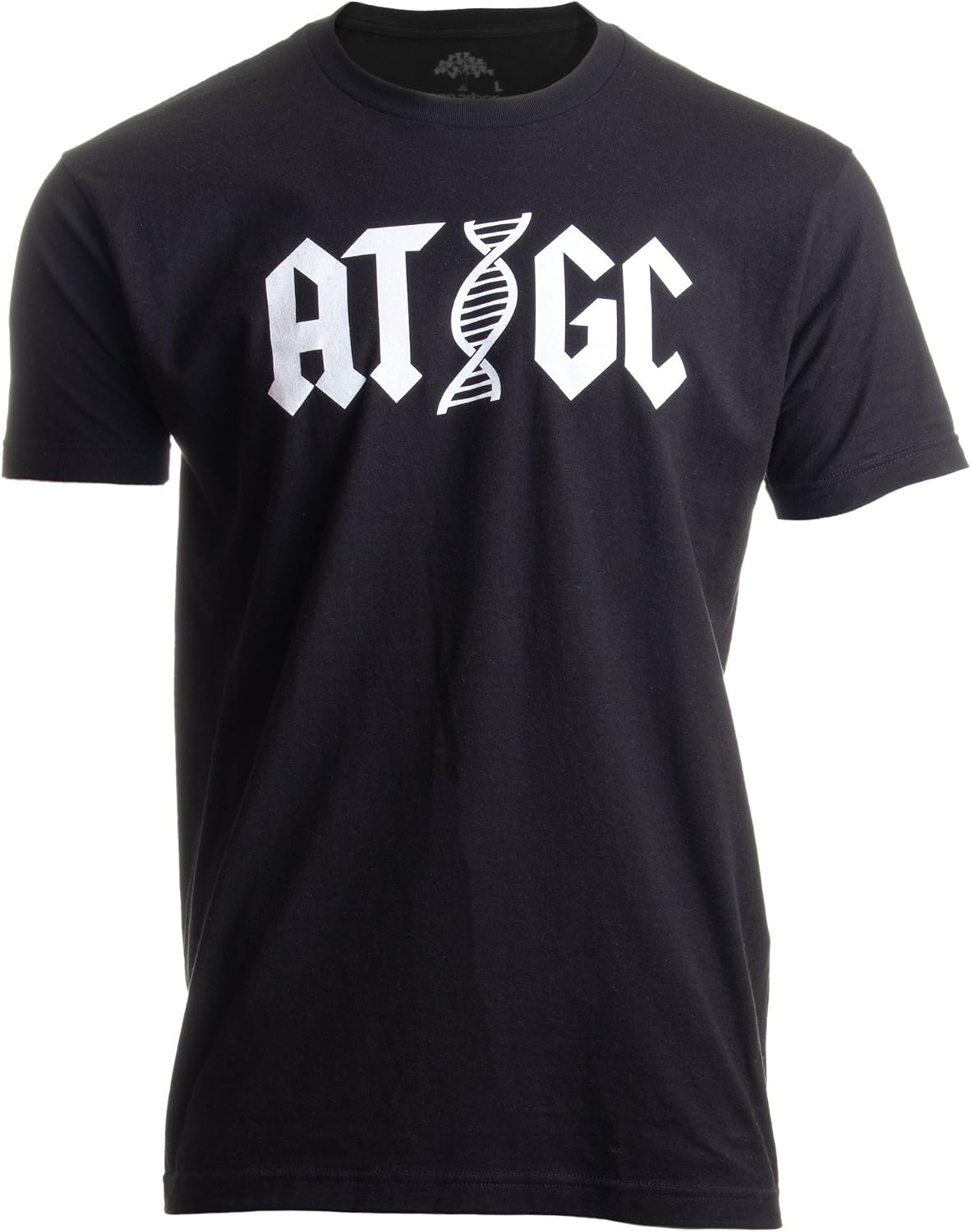 ATGC | Funny Chemistry Chemist Biology Science Teacher for Men Women DNA T-Shirt - Black