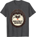 Men's Quillfully Devoted Whimsical Hedgehog Lover Gift T-Shirt - Dark Heather Grey