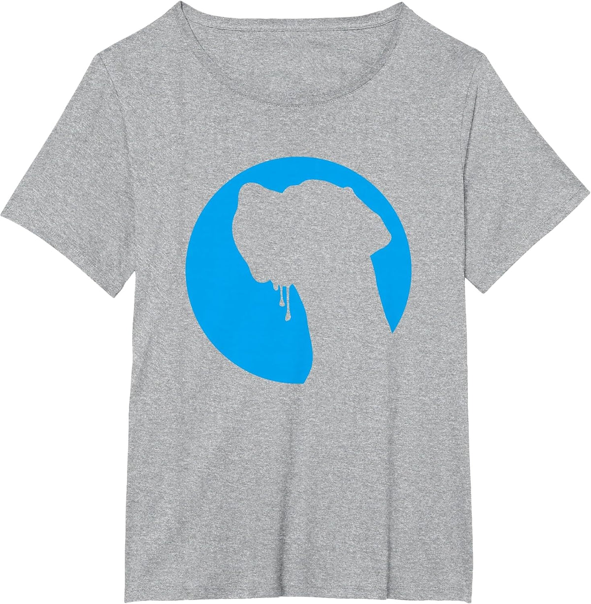 Greatdanedog Deutsche Dogge Profile T-Shirt - Heather Grey