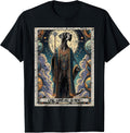 Great Dane Tarot Card Dog T-Shirt, Men, Black, Small - As Pictured