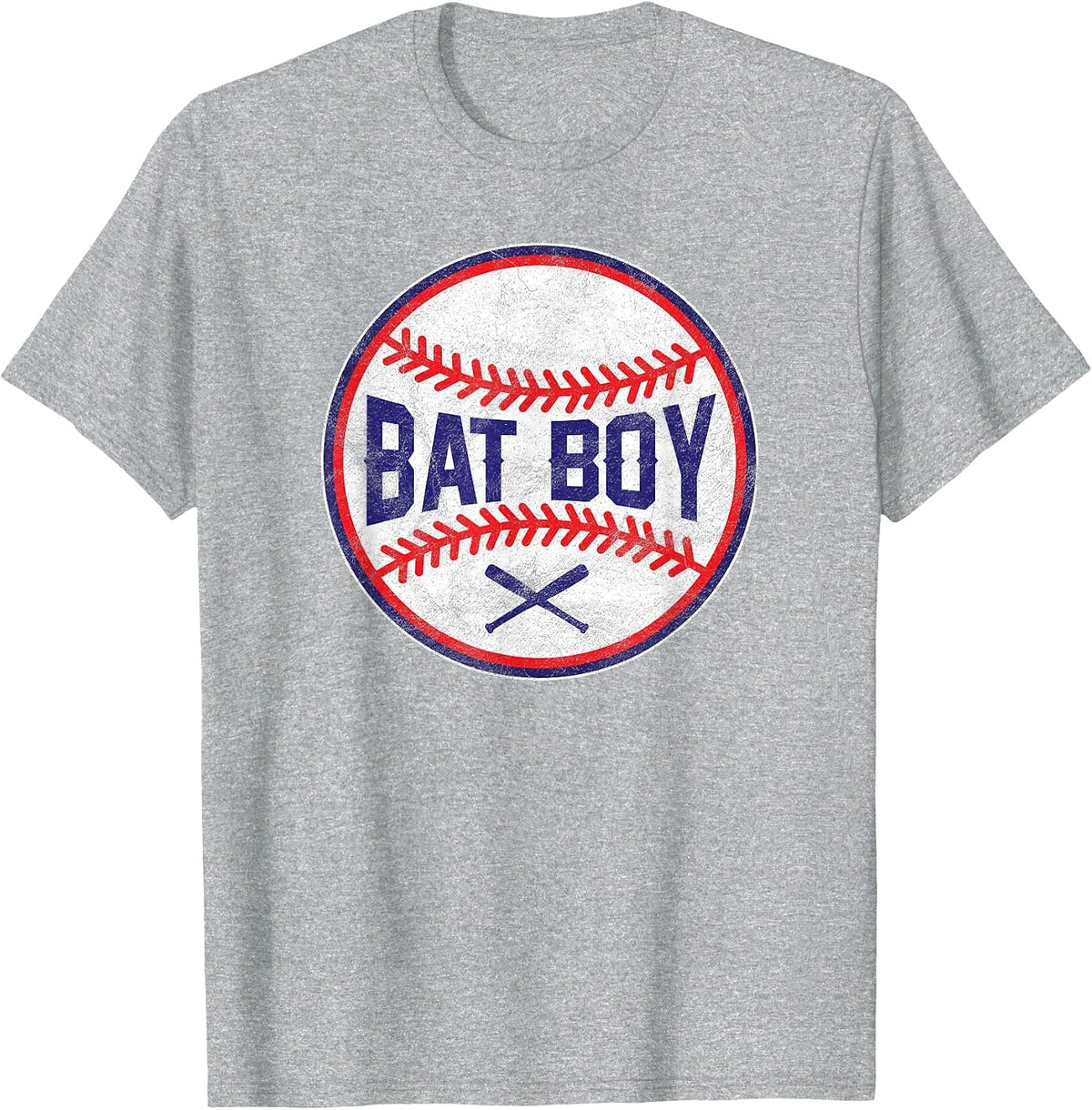BAT BOY Baseball Positions Team Designer Shirts T-Shirt - Heather Grey