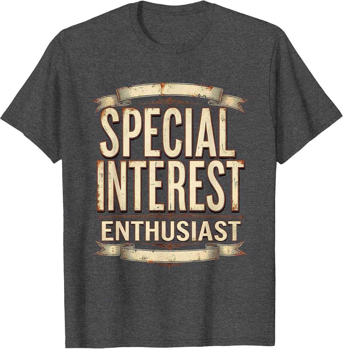Rizz Em With The Tism Special Interest Enthusiast T-Shirt - Dark Heather Grey